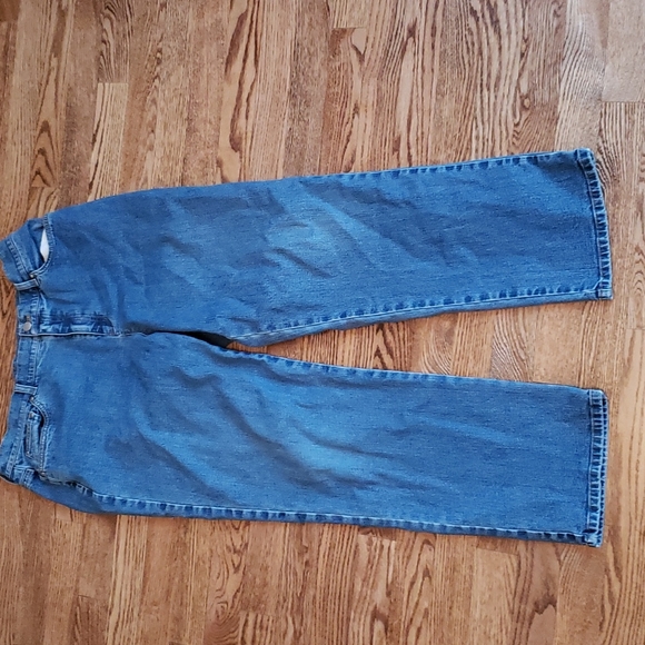 (12P) Jones New York Signature Petite Denim Jeans Everyday Comfy Straight Leg - Picture 3 of 9